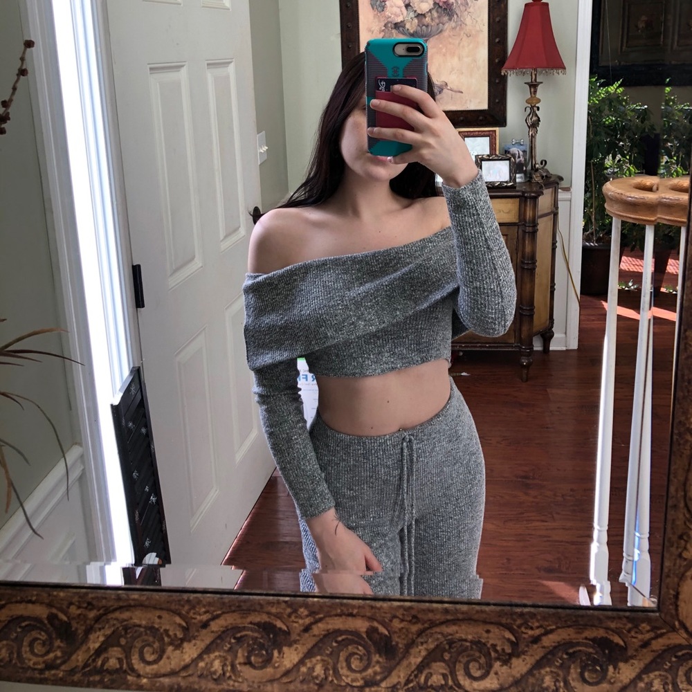 Matching knit set